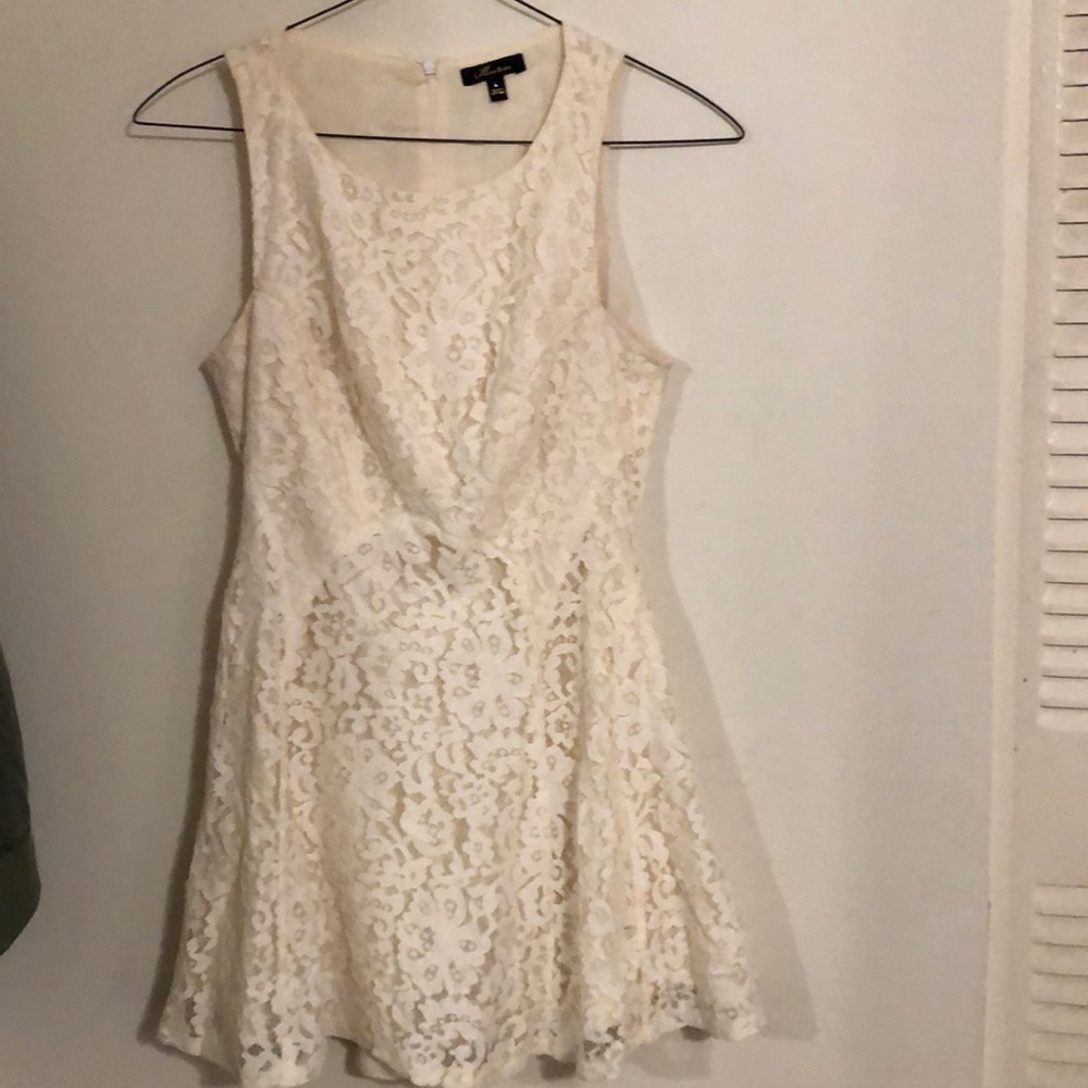 White lace dress